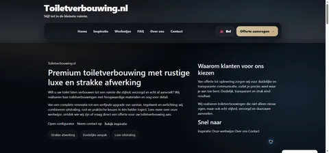 Voorbeeld van Toiletverbouwing