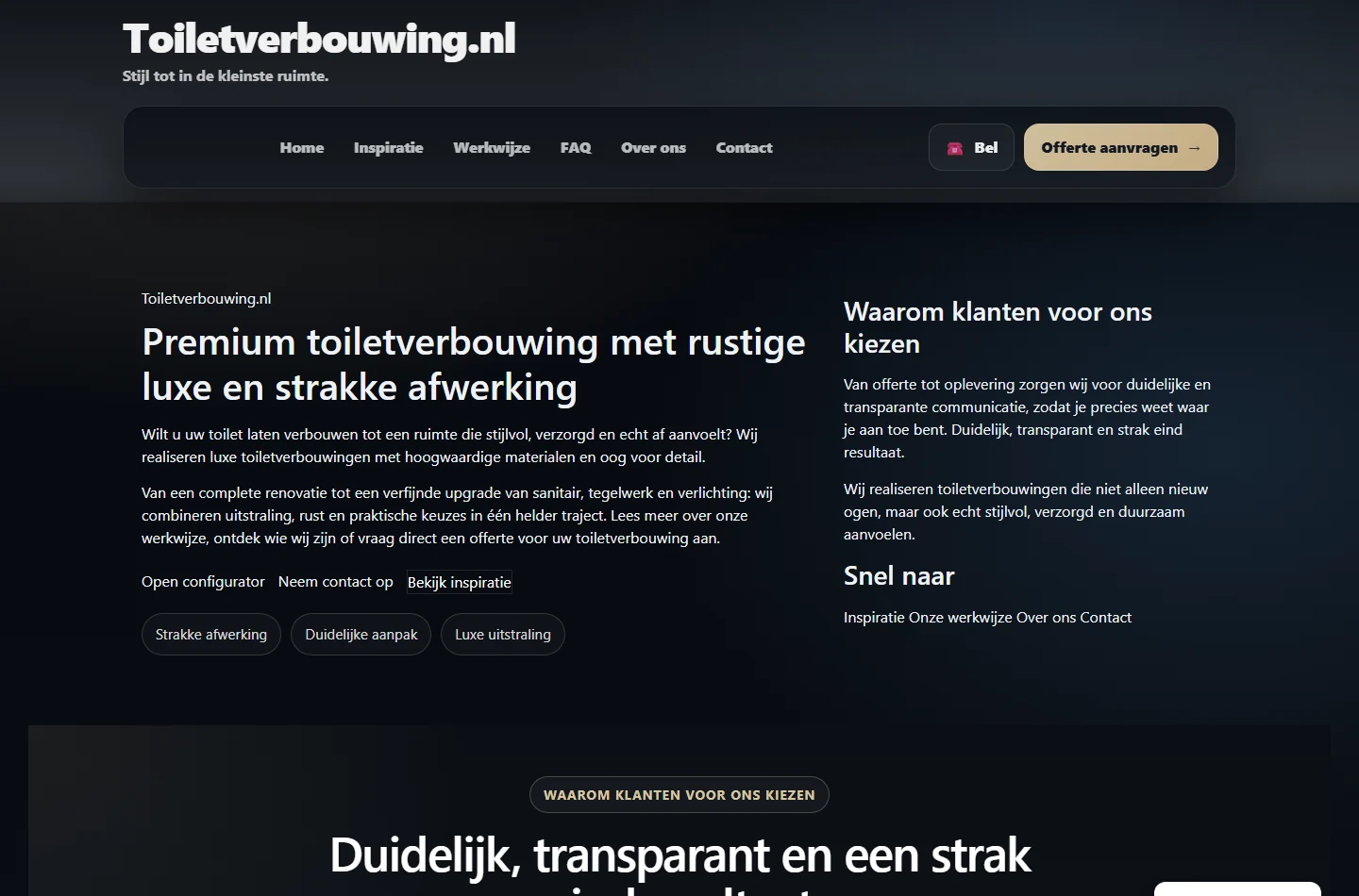 Screenshot van Toiletverbouwing.nl